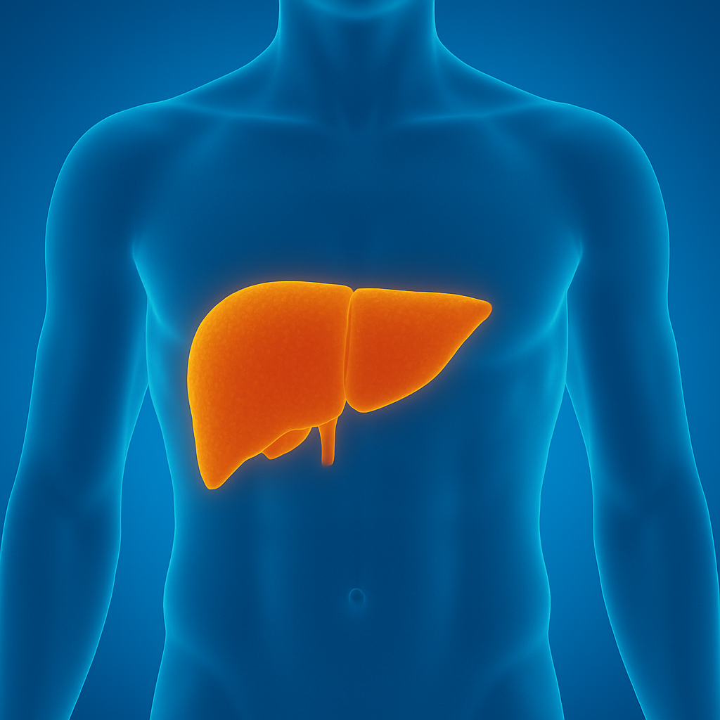 illustration du foie pour opération par Robot Da Vinci à la clinique De Valenciennes