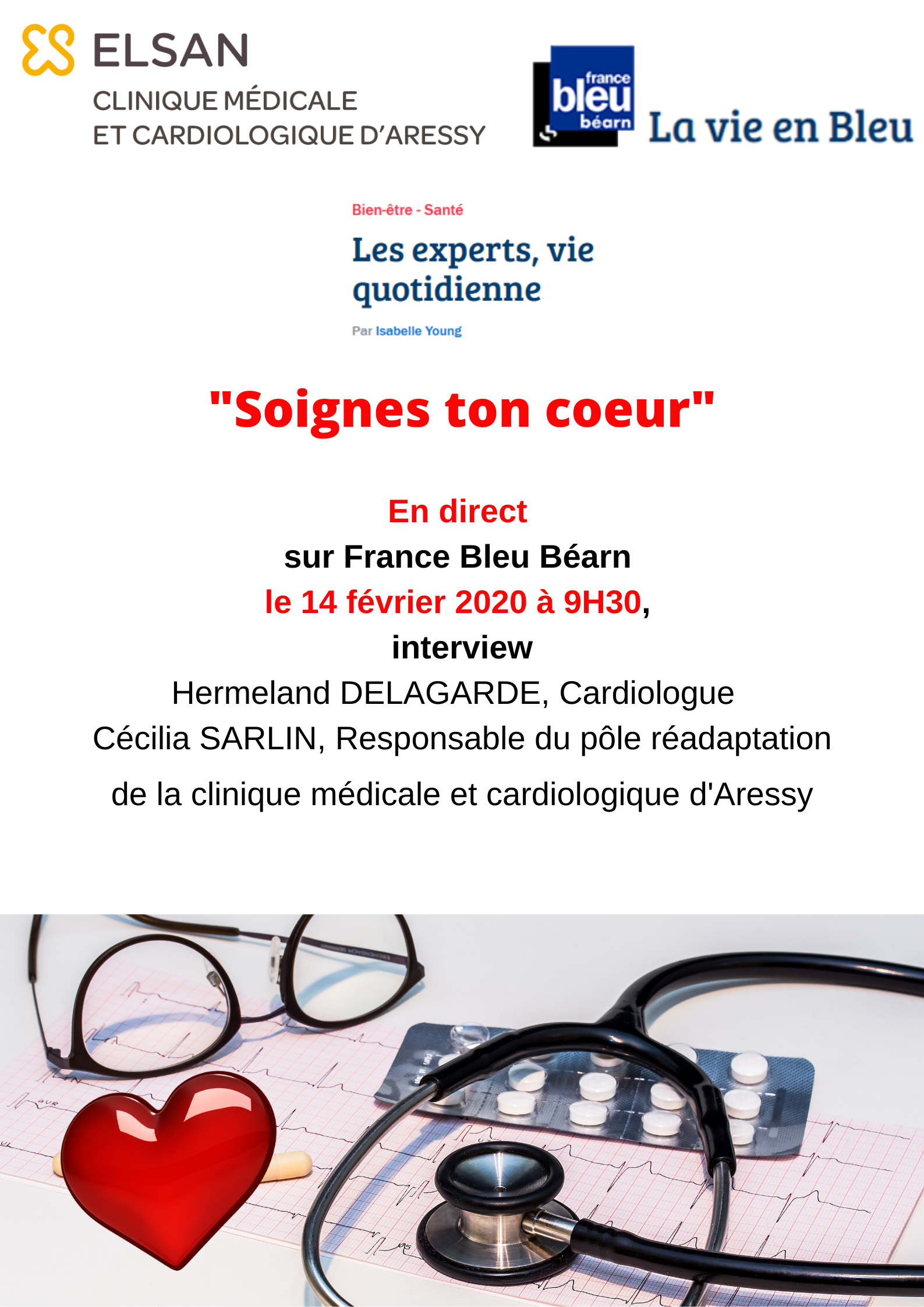 Interview France Bleu Béarn : Soignes ton coeur