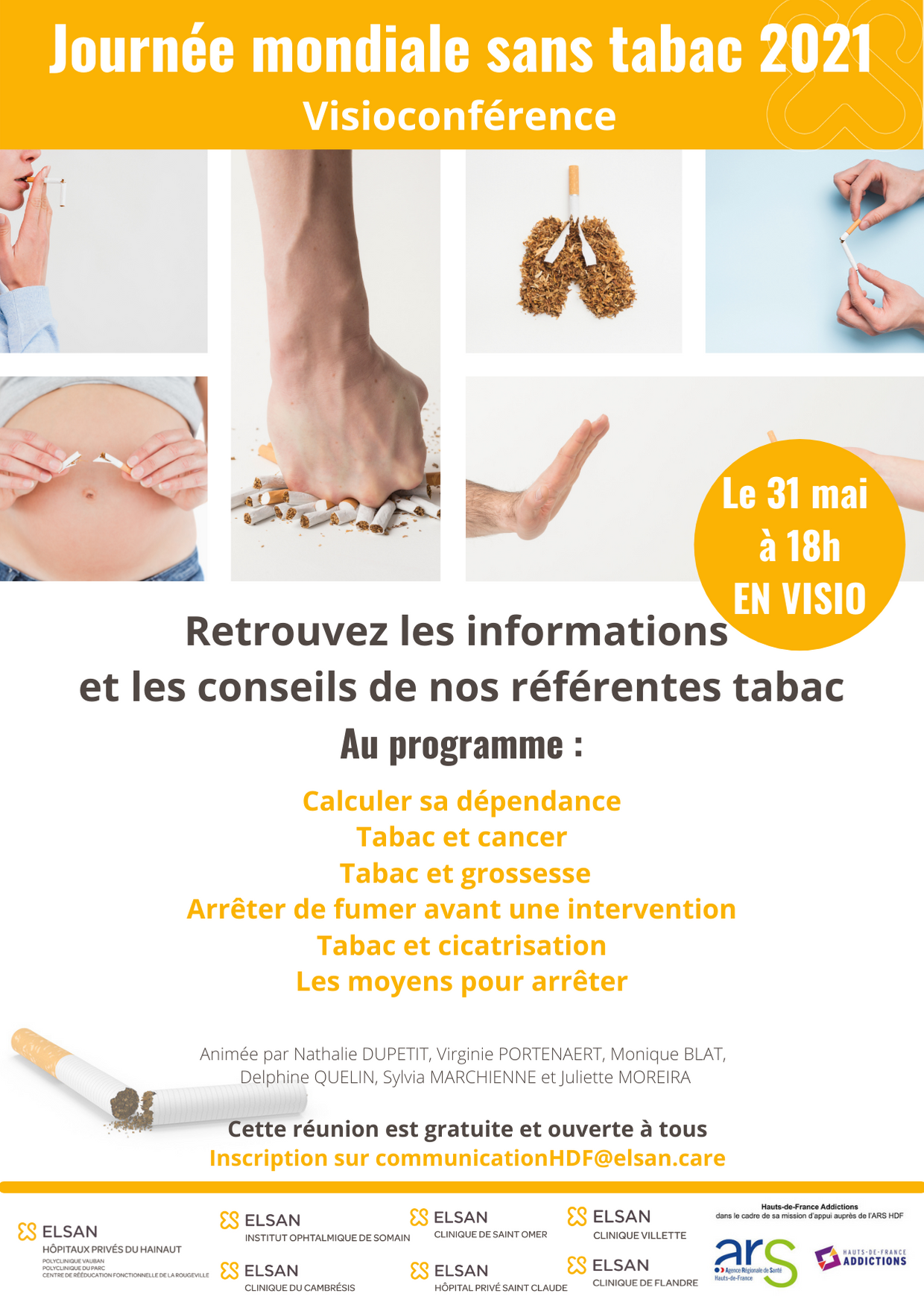 visio journée mondiale sans tabac