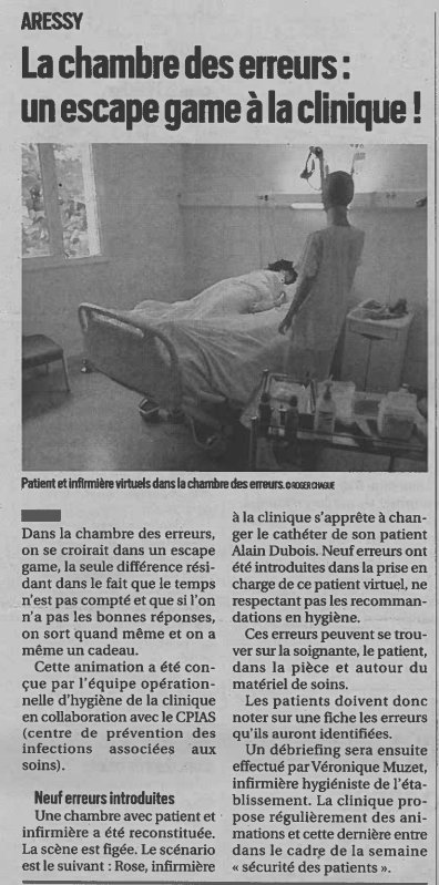 article presse chambre des erreurs