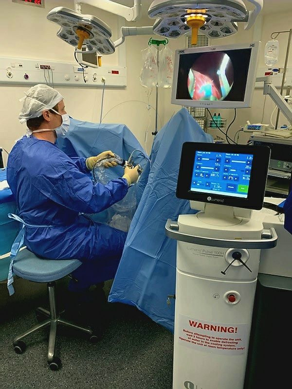 INTERVENTION AVEC LE LASER OLEP