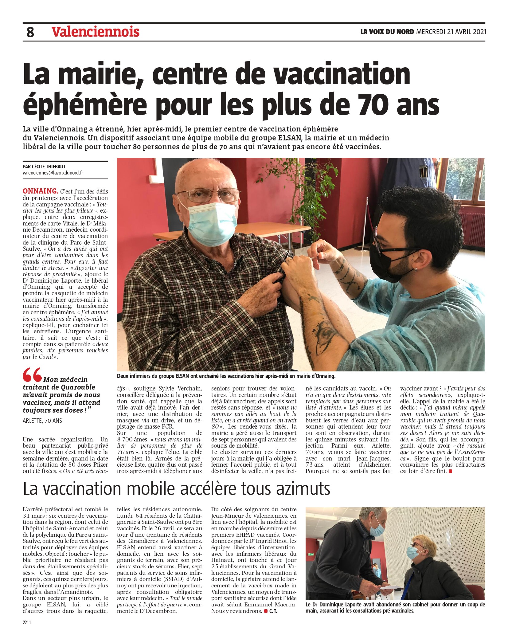 vaccination mairie onnaing