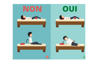 position couchee debout hernie discale lombaire en ambulatoire