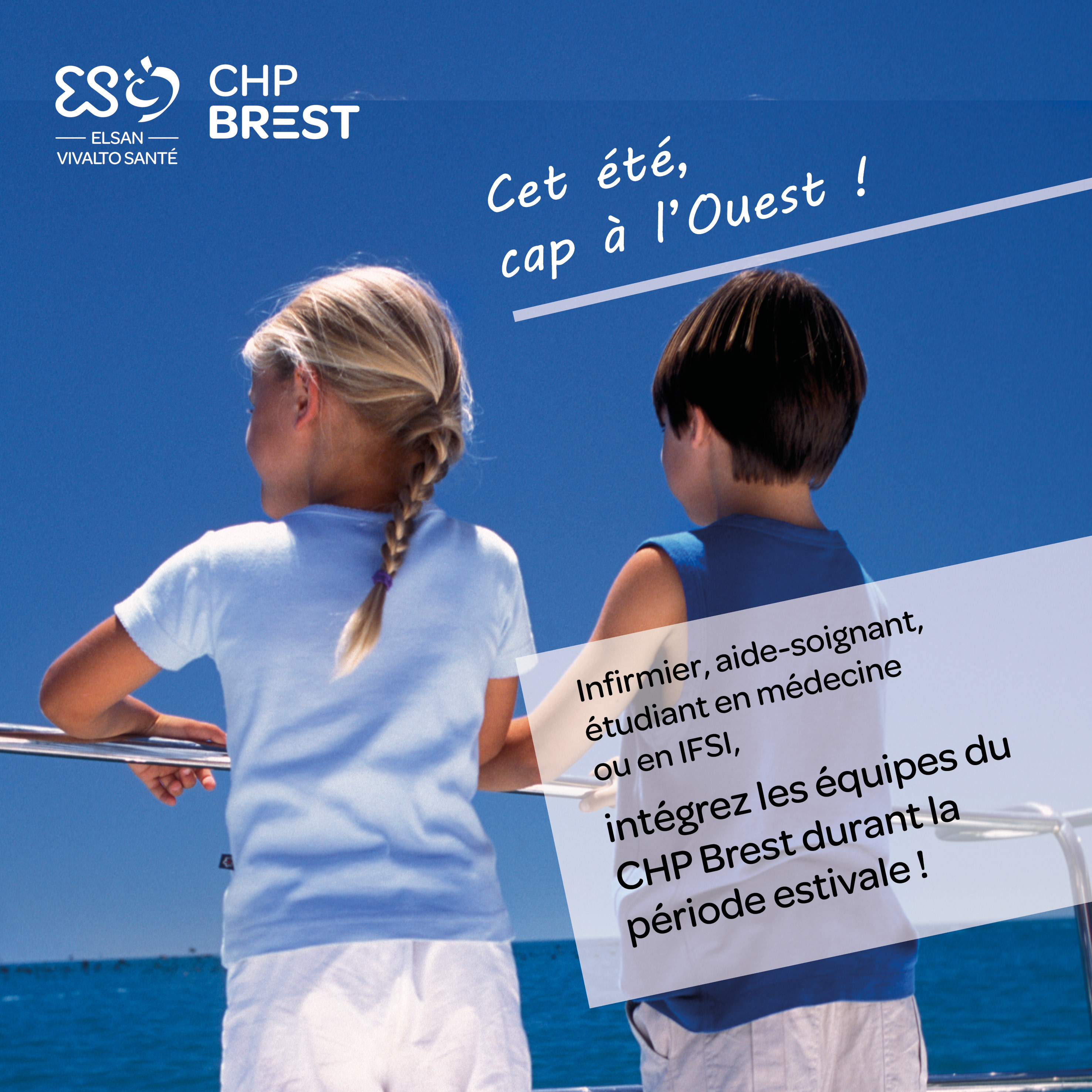 Recrutement été période estivale CHP Brest