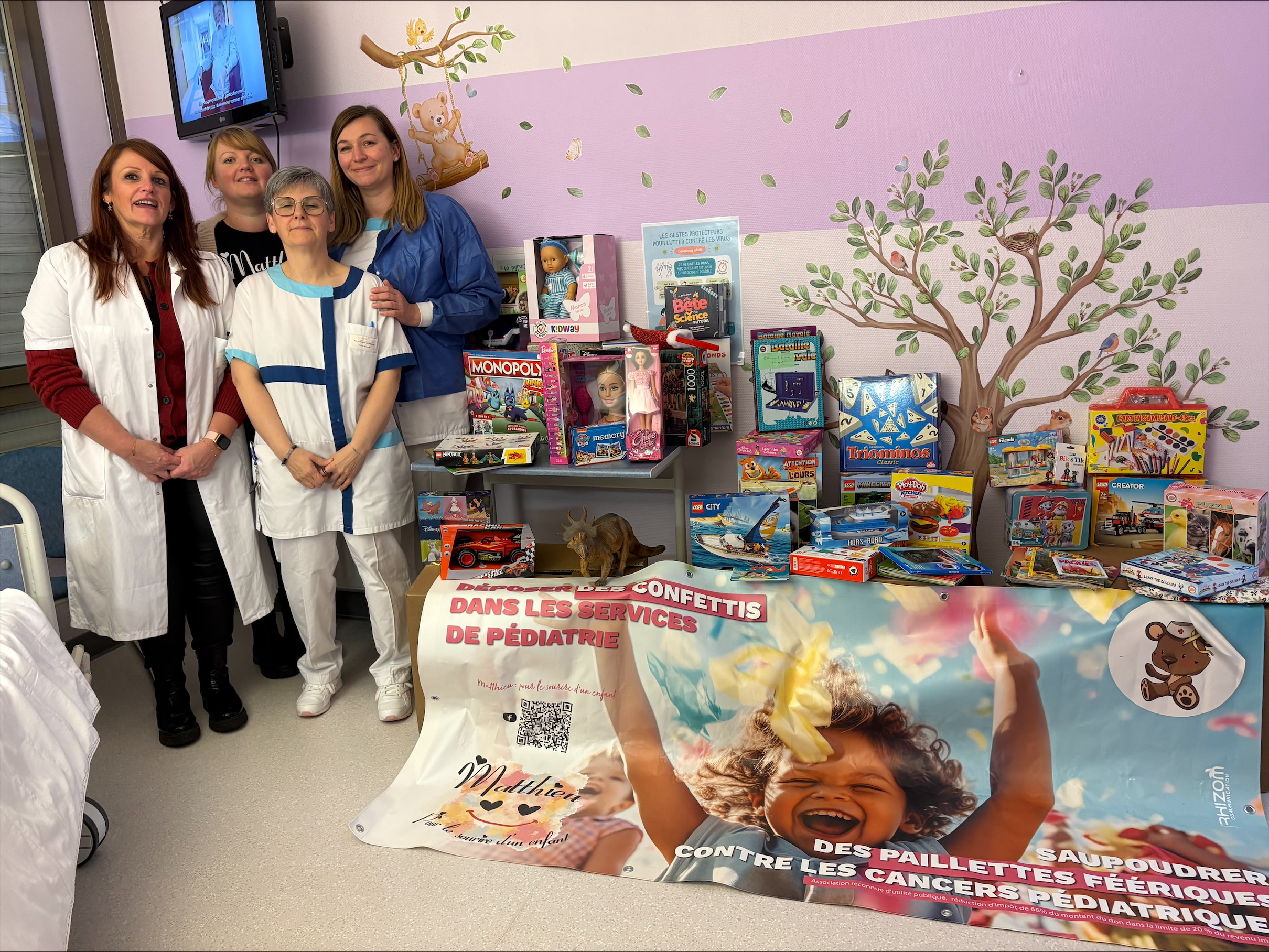 l'association "Matthieu pour le sourire d'un enfant"