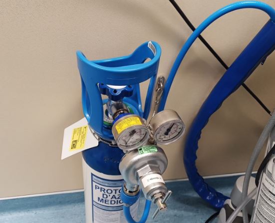 Arrêt de la centrale de protoxyde d'Azote à l'Institut Ophtalmique de Somain