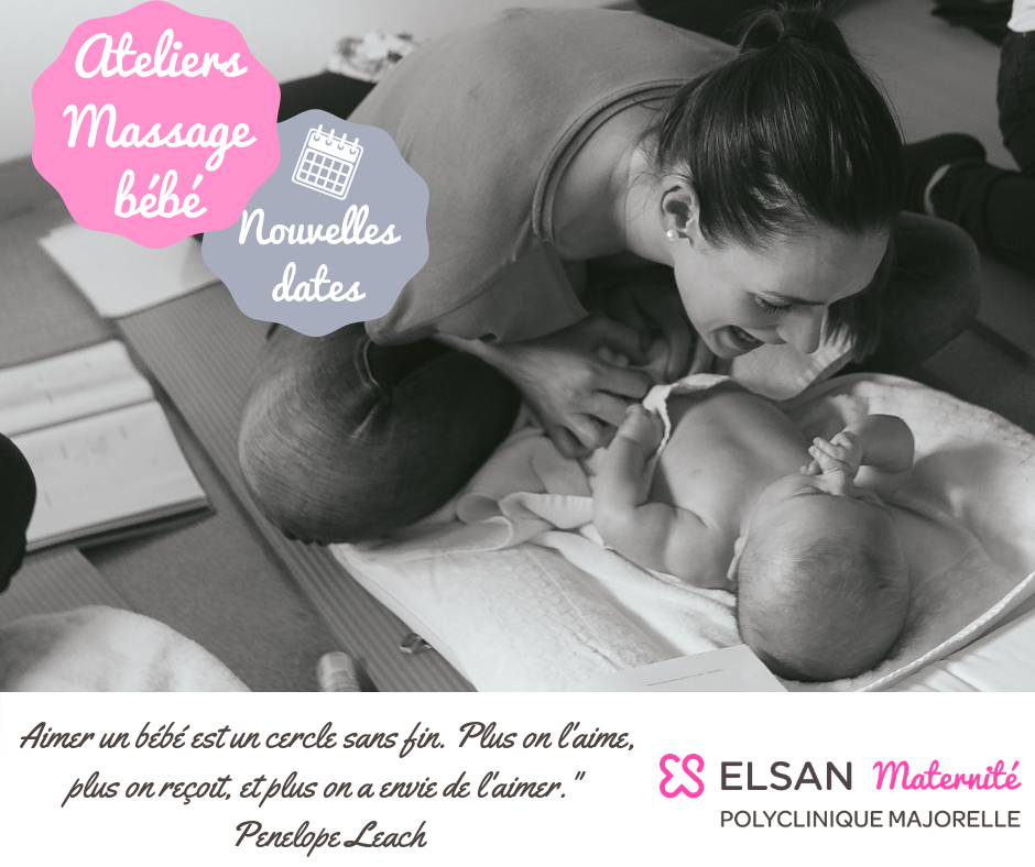 Ateliers massage bébé AFMB Polyclinique Majorelle Nancy