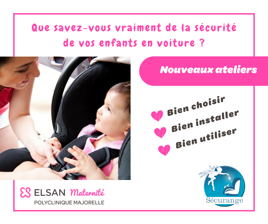 Partenariat Sécurange sécurité routière enfant maternité Polyclinique Majorelle