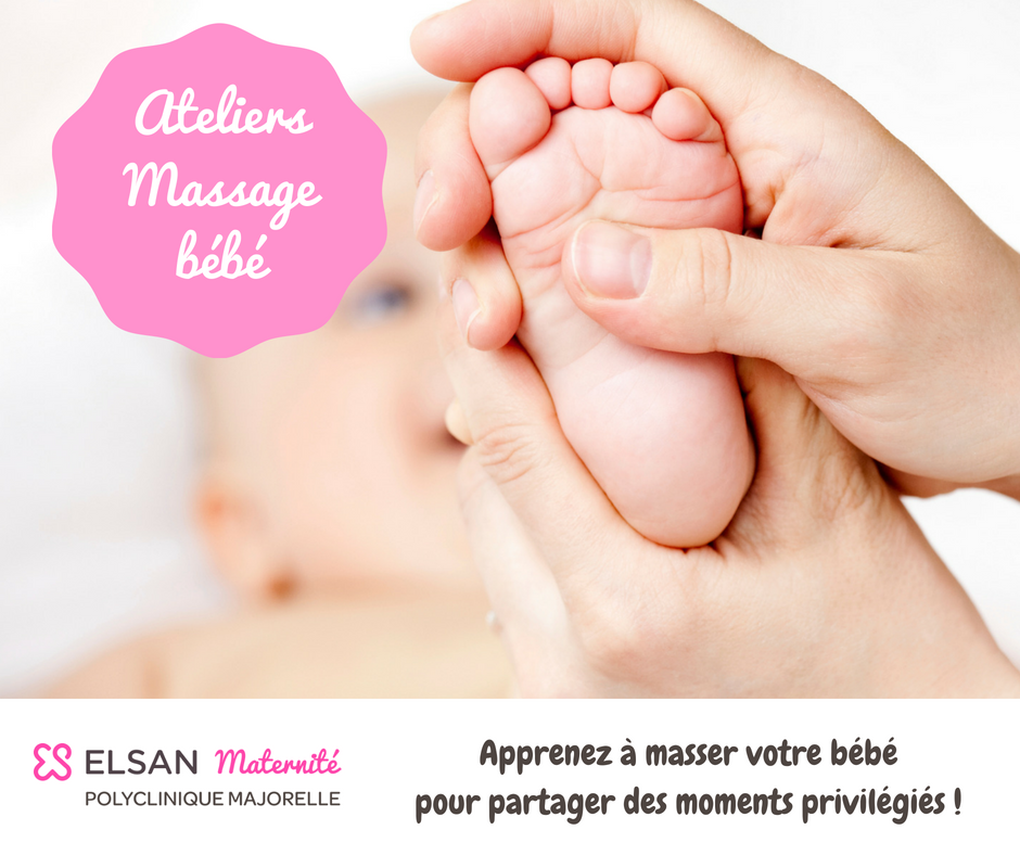 Atelier massage bébé Polyclinique Majorelle Nancy