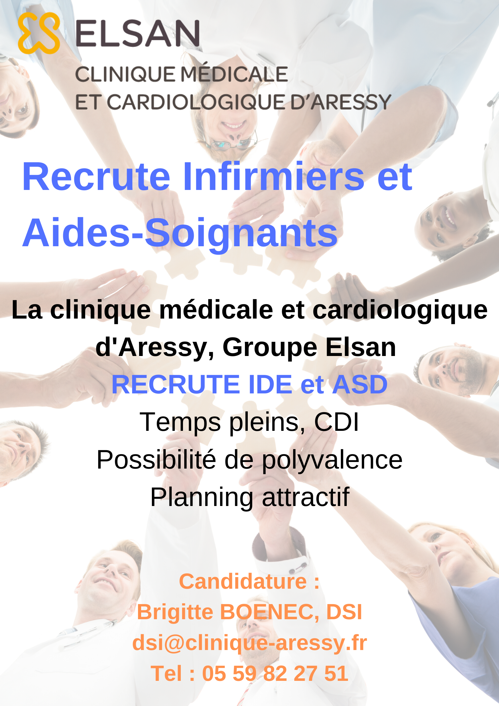 recrute IDE et ASD