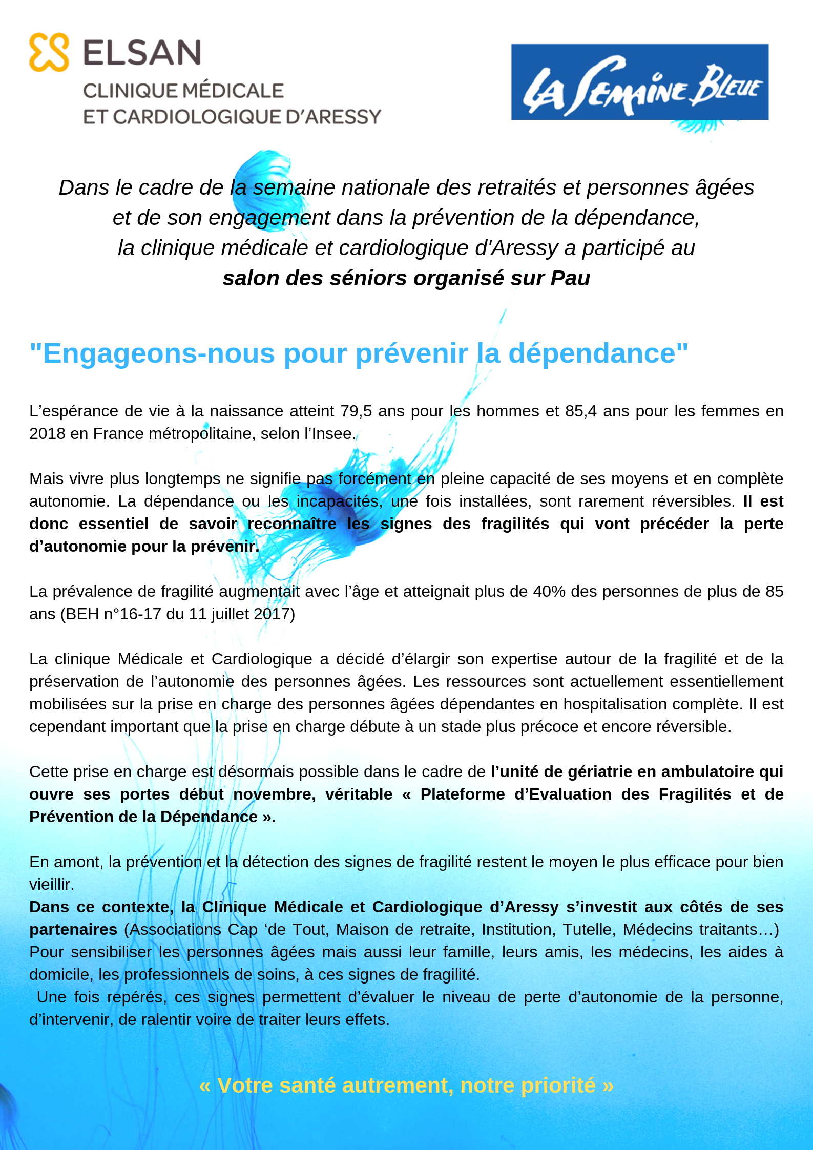 Prévention de la dépendance