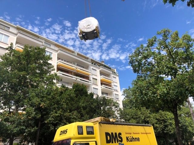 transfert vers le camion