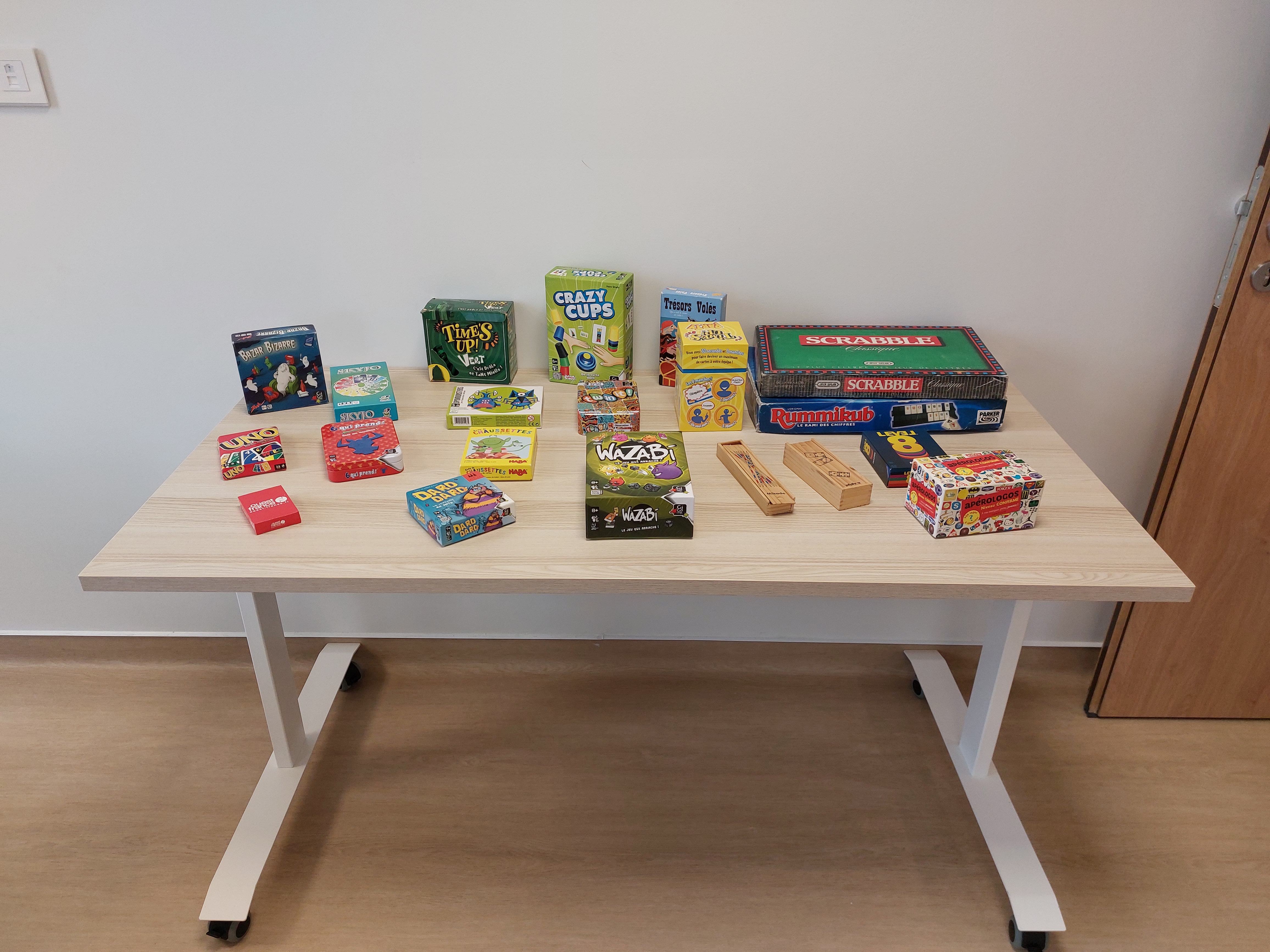 Temps récréatif pour nos patients