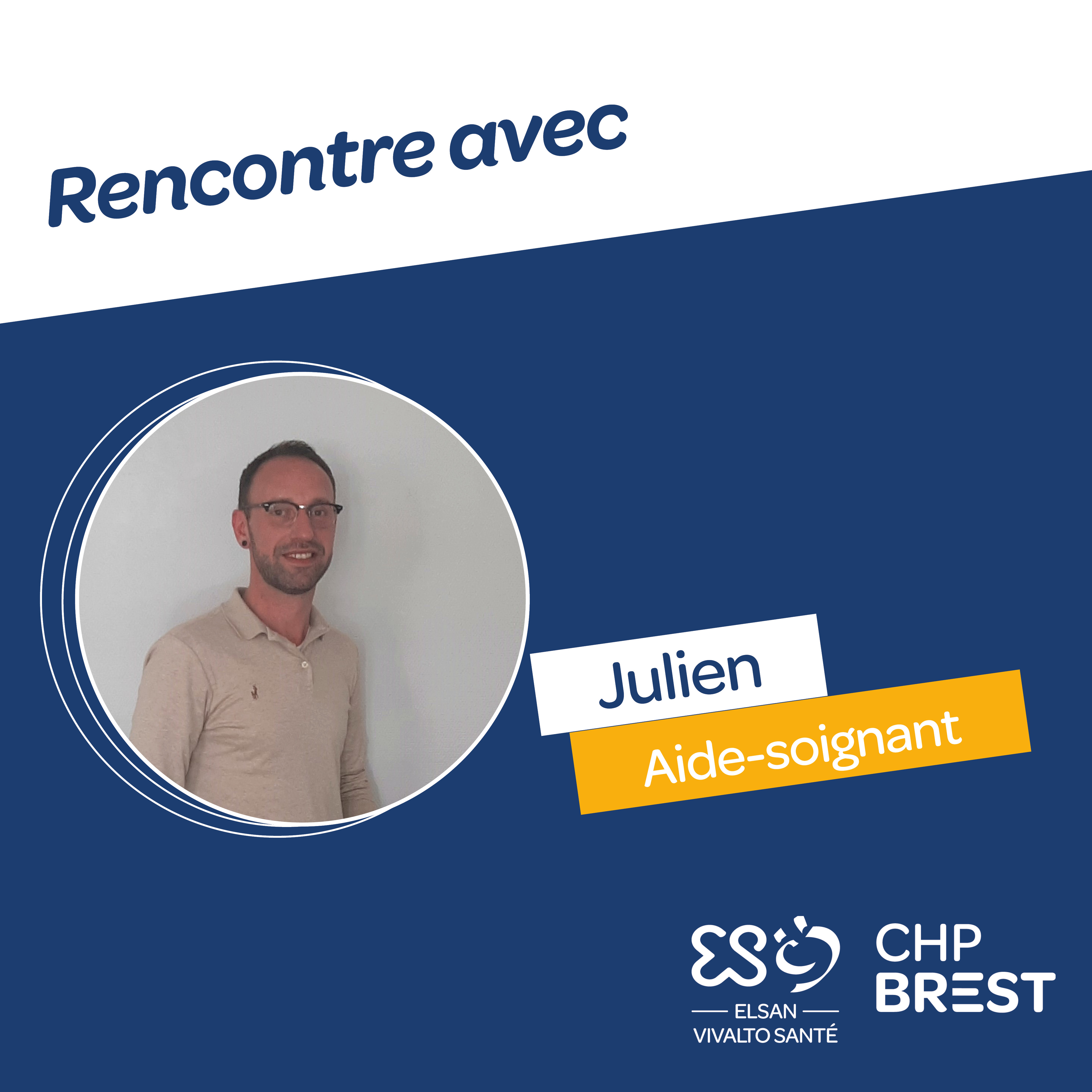 Julien, aide-soignant