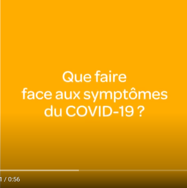 Que faire face aux symptômes du Covid-19 ?