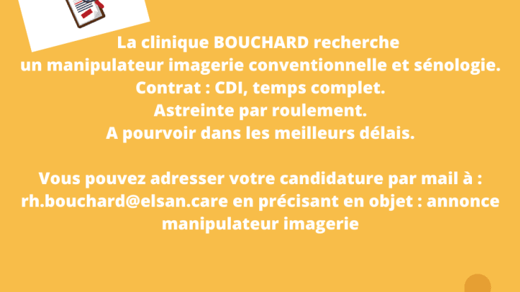 Recherche manipulateur imagerie