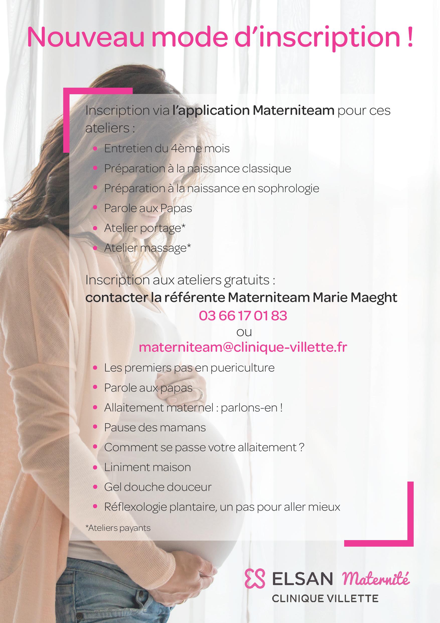 Comment se passe une inscription à la maternité ? 