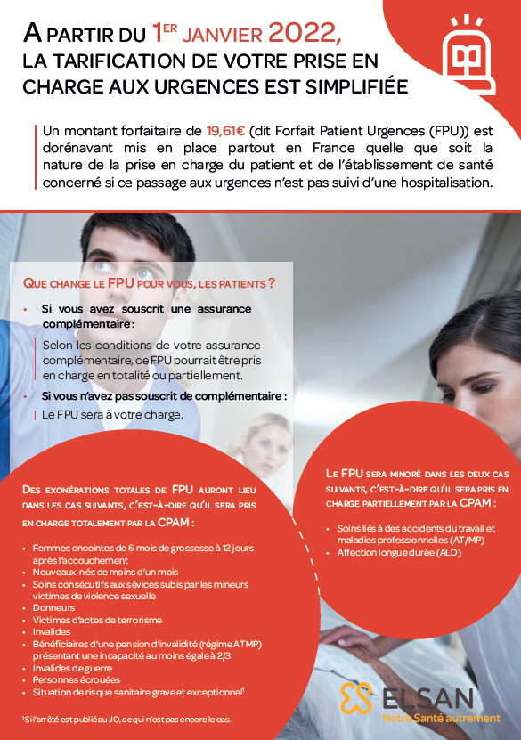 Forfait patient urgences vers des tarifs plus lisibles pour tous Elsan