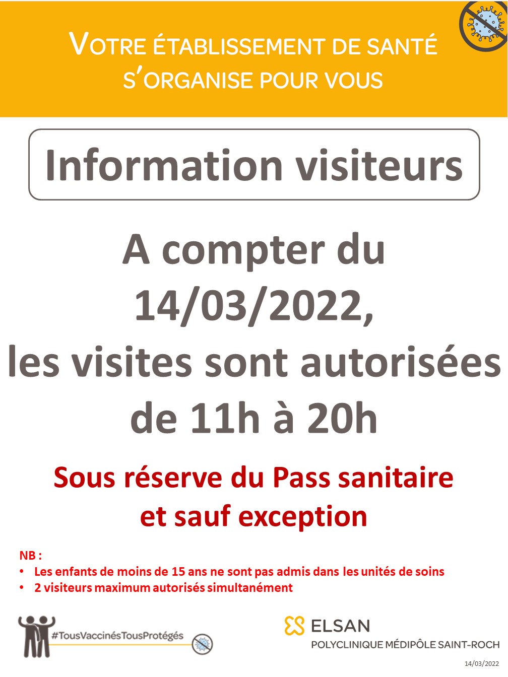 Informations visiteurs