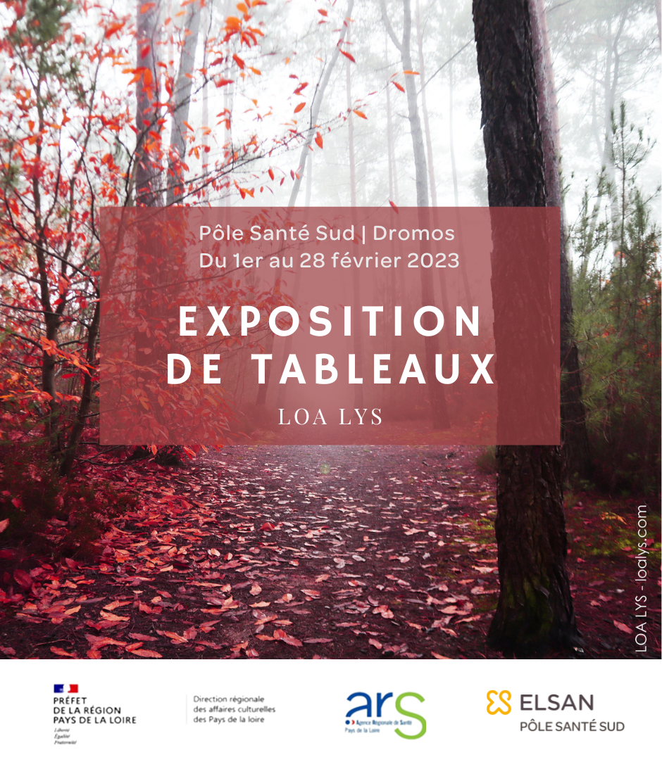 Affiche exposition de tableaux Dromos