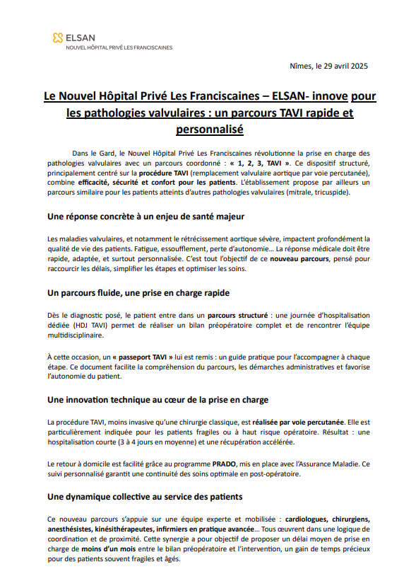 Parcours TAVI 