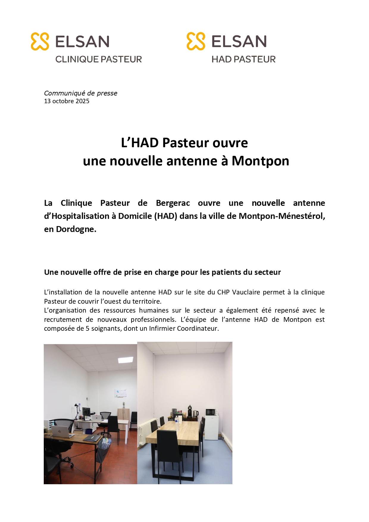 communiqué de presse 