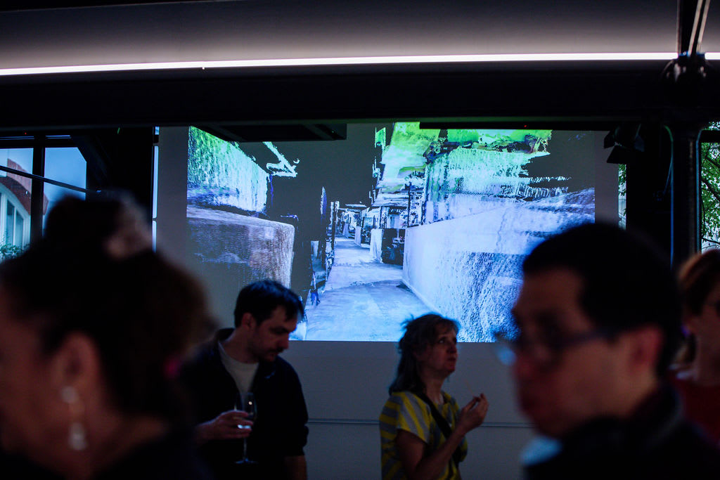 Inauguration de l'Atelier de l'ADAGP, 'Sutures' de Thibault Brunet, crédit photo : Caroline Bleux, Paris, 2025