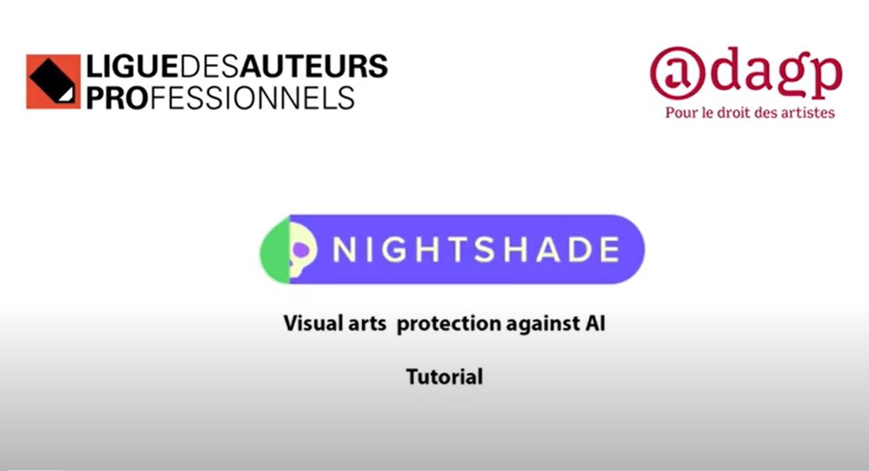 Présentation du logiciel Nightshade par Frédéric Maupomé