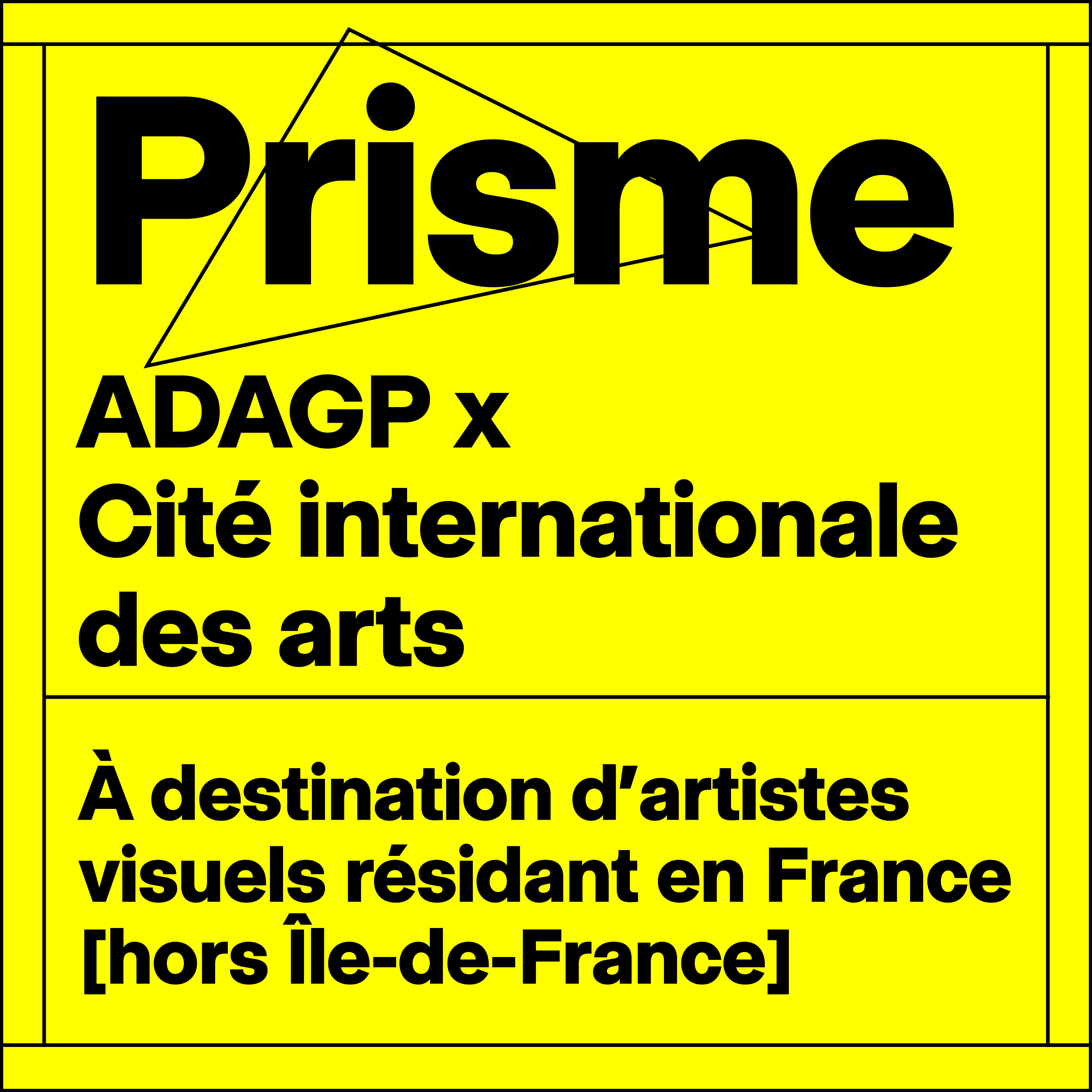 Résidence Prisme ADAGP et Cité internationale des arts