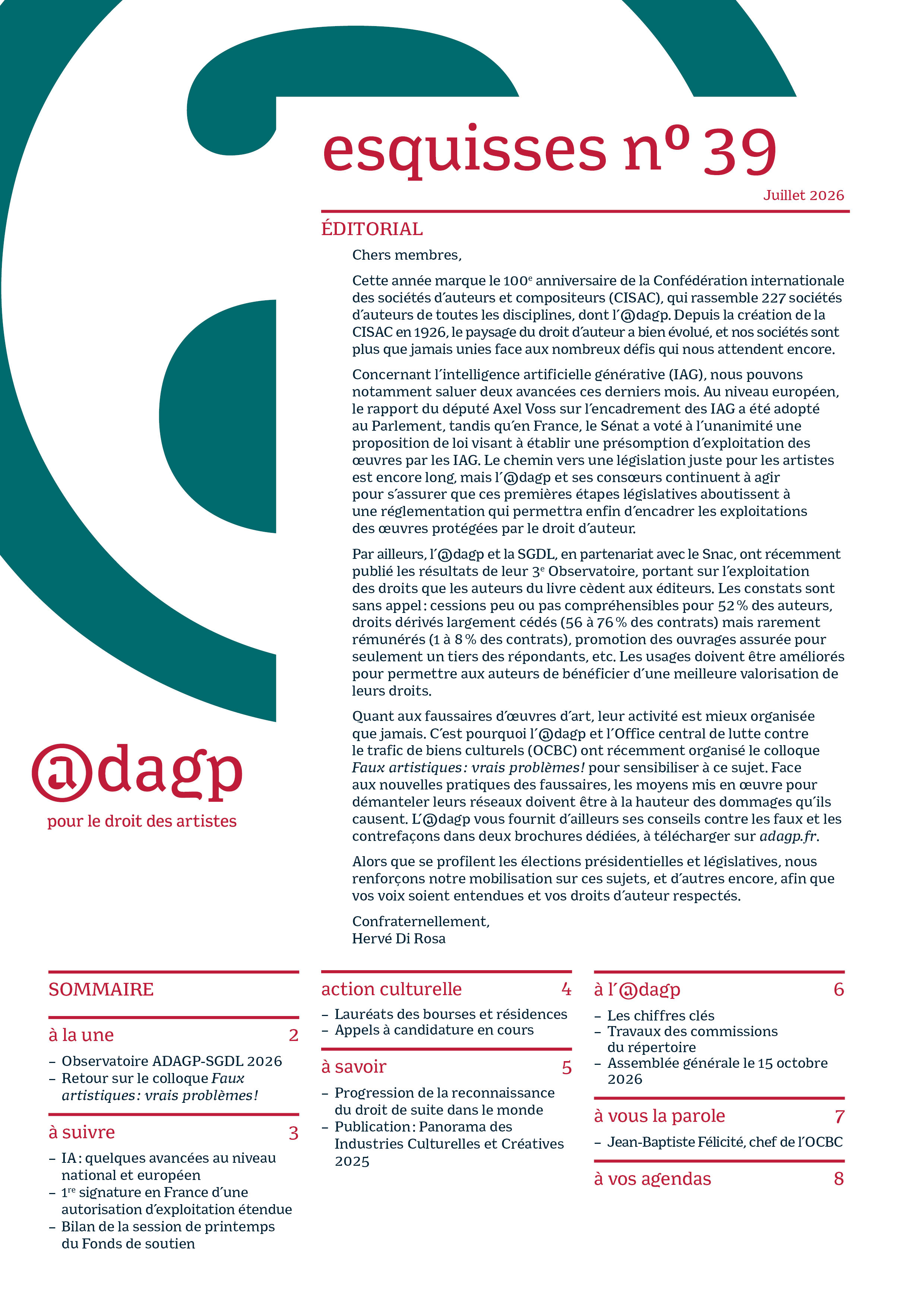 esquisses_39_-_juillet_26_-_couverture