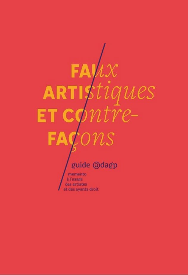 brochure Faux artistiques et contrefaçons
