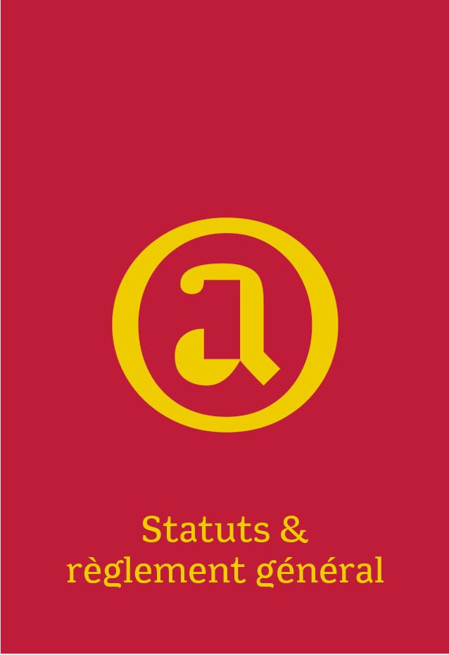 Couverture Statuts et règlement général de l'ADAGP