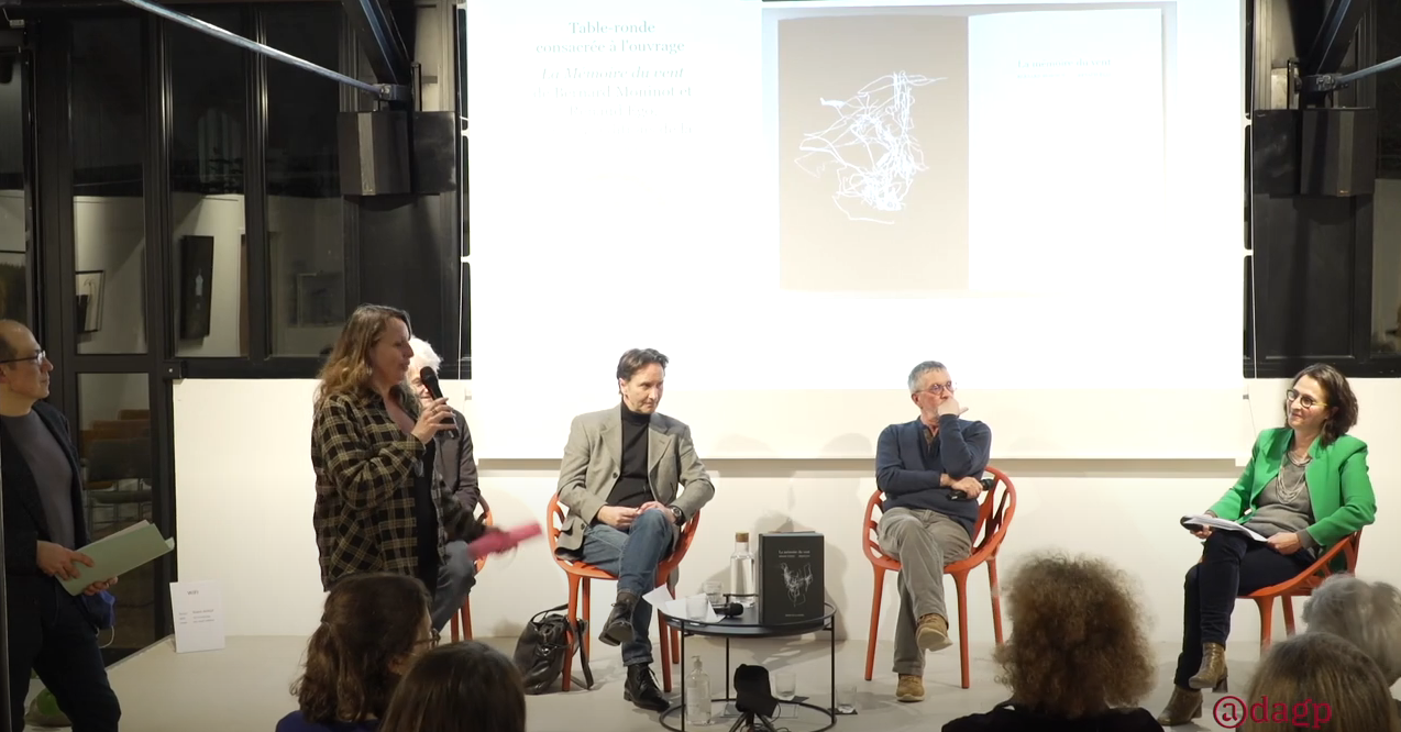 2021 Winners: Bernard Moninot, Artist; Renaud Ego, Author; Thierry Le Saëc, Publisher of the Artist’s Book “La mémoire du vent”.