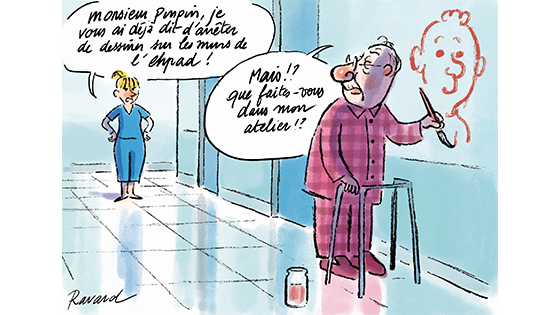 calendrier BD ADAGP 2022 octobre retraite