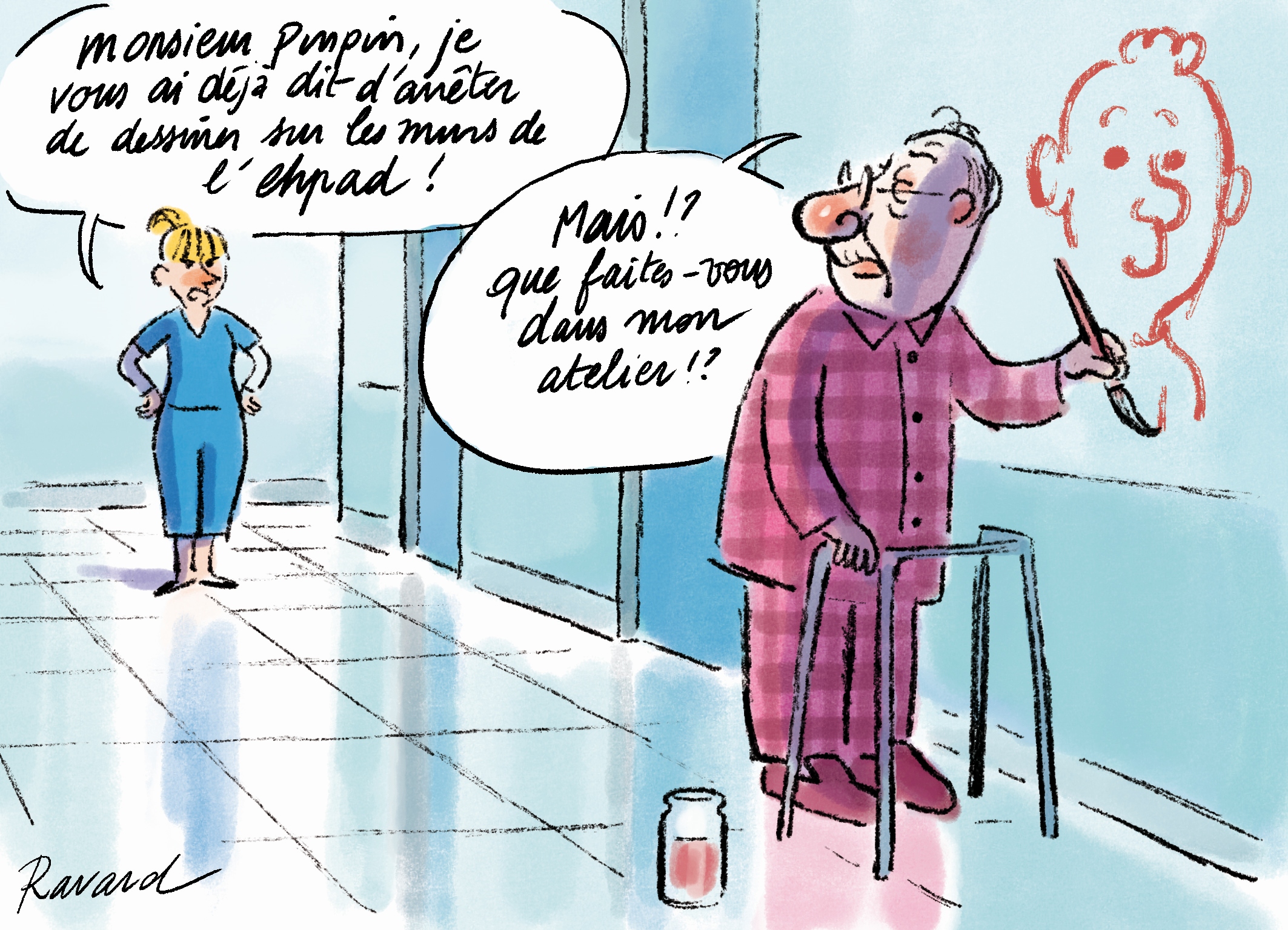 calendrier BD ADAGP 2022 octobre retraite