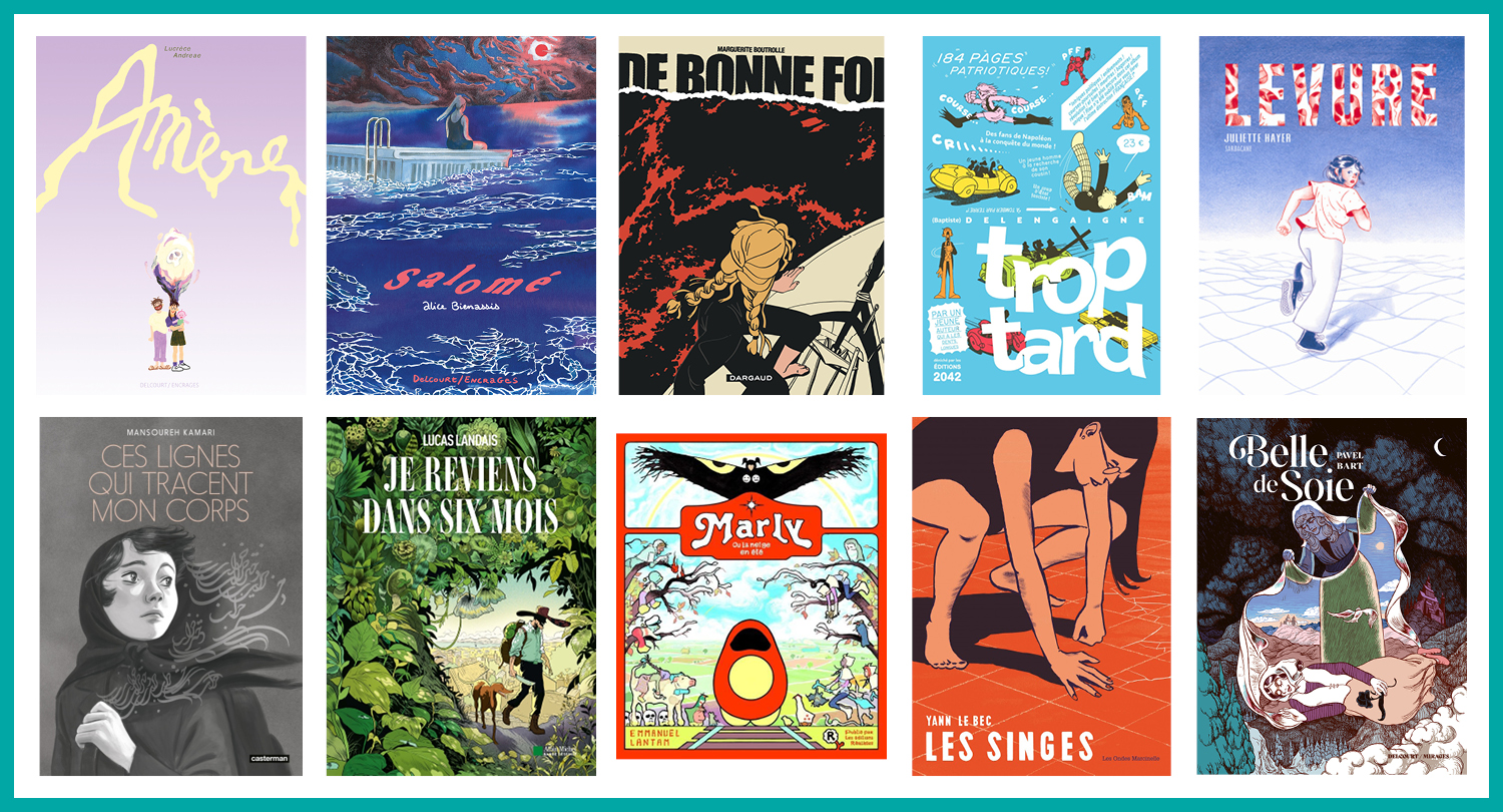 Liste albums présélectionnés Révélation BD 2026