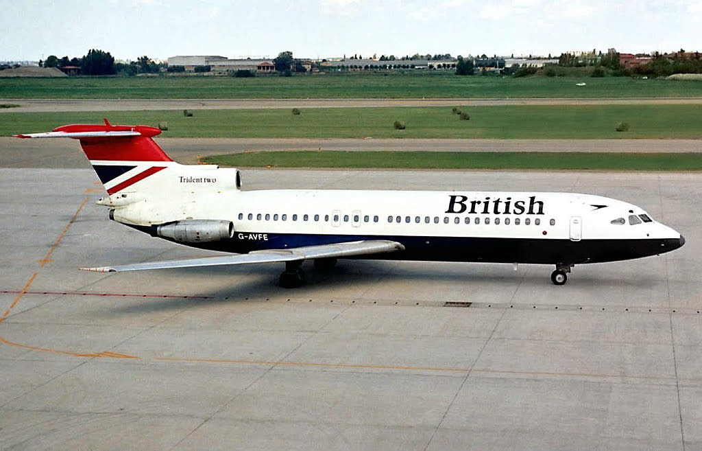 British Airways Hawker Siddeley Trident 2
