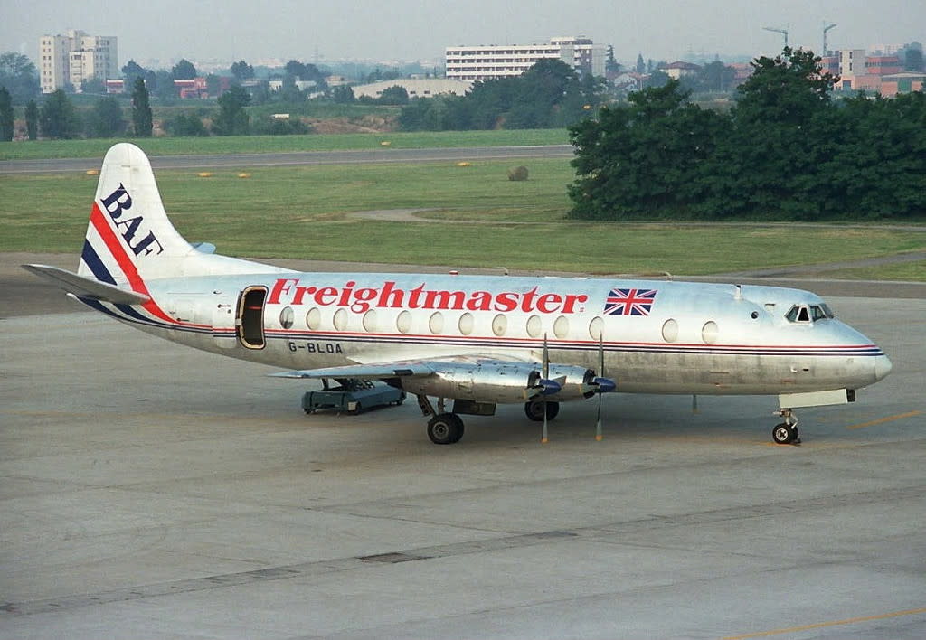 BAF British Air Ferries Vichers Viscount 800