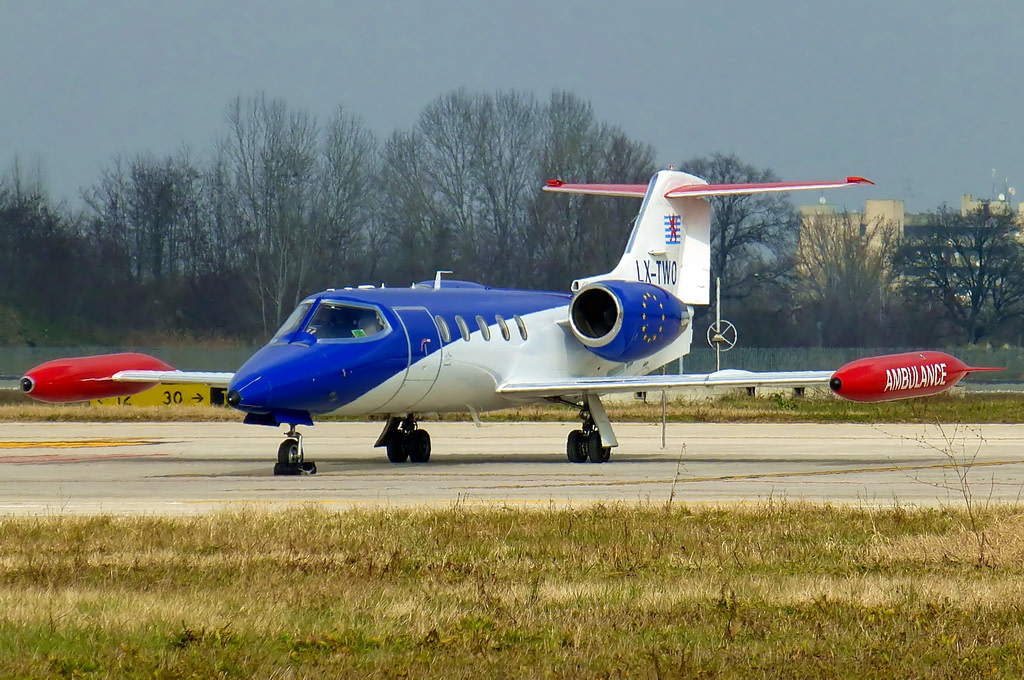 Luxembourg Air Ambulance Learjet 35A/ZR 