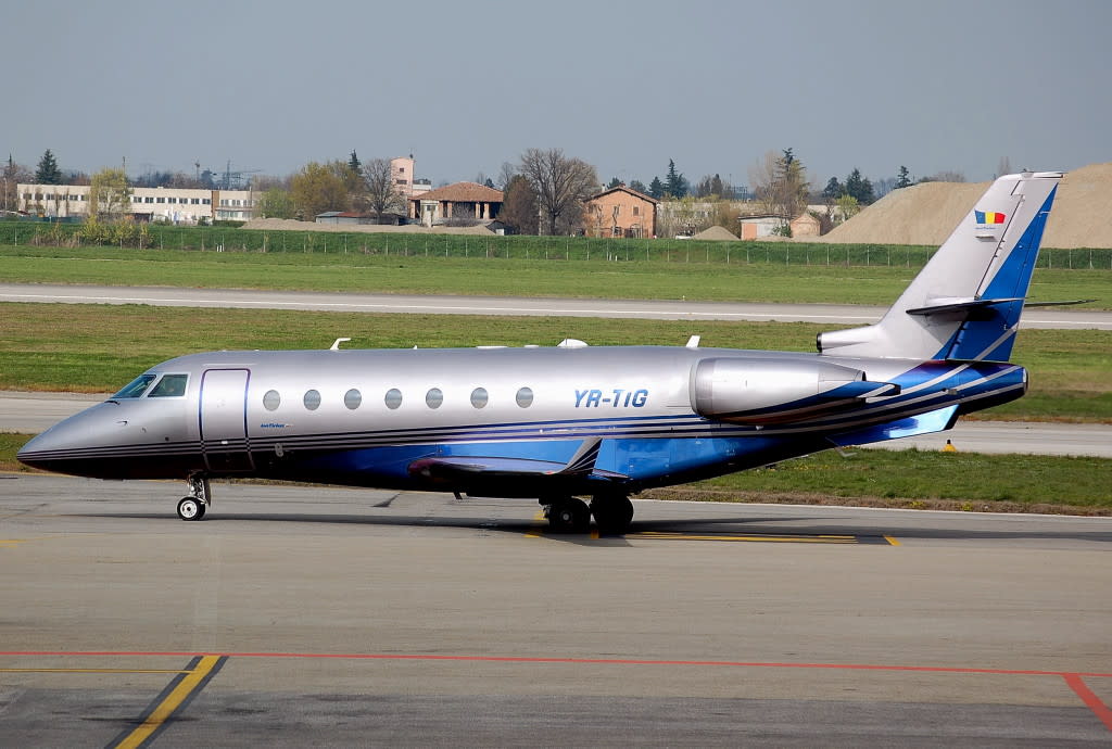 Ion Tiriac Air Israel Aircraft Industries IAI 1126 Galaxy/Gulfstream G200