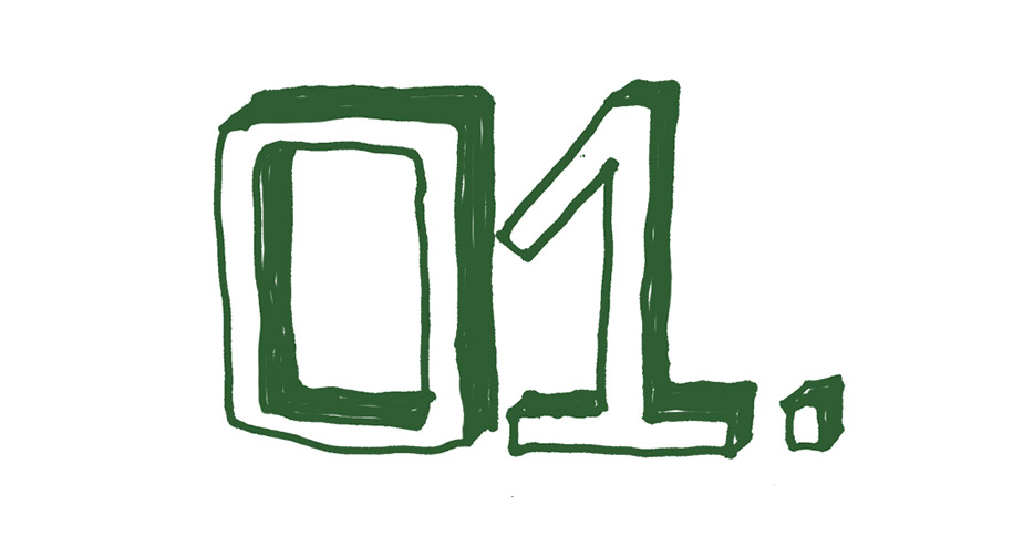 the number 1