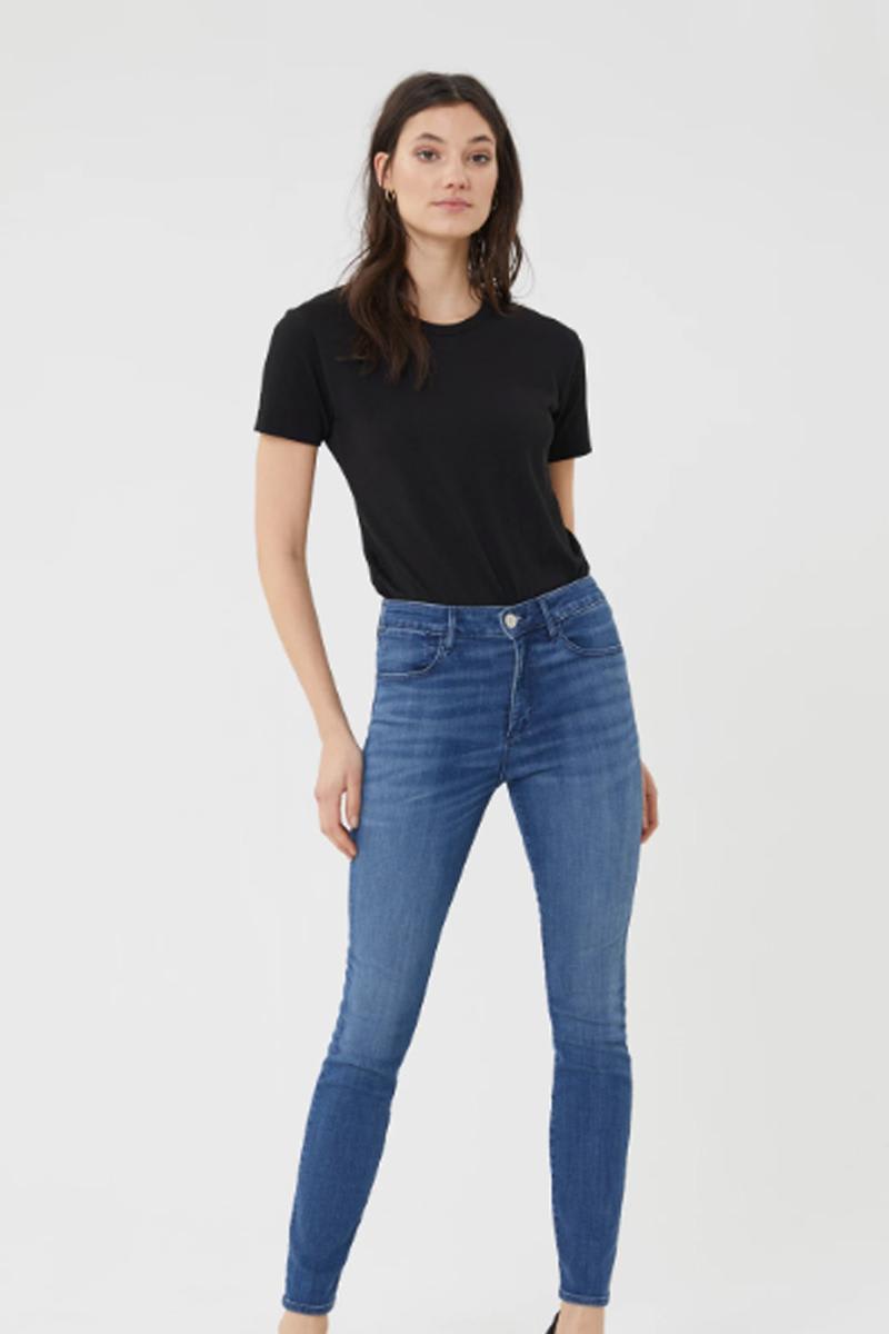 3x1 Denim High Rise Channel Seam Skinny - Annora