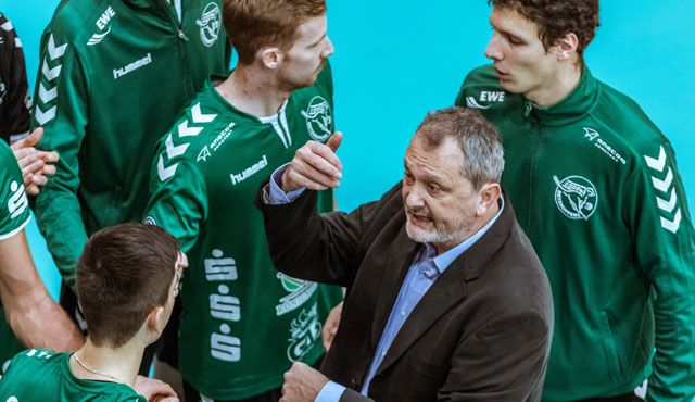 In das Berlin-Brandenburg Derby mit den BR Volleys gehen die Netzhoppers mit Vorfreude Foto: Gerold Rebsch In das Berlin-Brandenburg Derby mit den BR Volleys gehen die Netzhoppers mit Vorfreude - Foto: Gerold Rebsch
