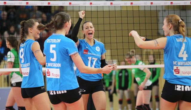 Überzeugende Leistung: VCW erobert gegen Münster Platz vier Foto: Detlef Gottwald Überzeugende Leistung: VCW erobert gegen Münster Platz vier - Foto: Detlef Gottwald