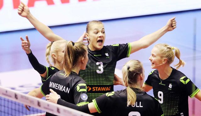 Ladies in Black empfangen den bisher ungeschlagenen Rekordmeister SSC Palmberg Schwerin Ladies in Black Aachen\Andreas Steindl Ladies in Black empfangen den bisher ungeschlagenen Rekordmeister SSC Palmberg Schwerin - Ladies in Black Aachen\Andreas Steindl
