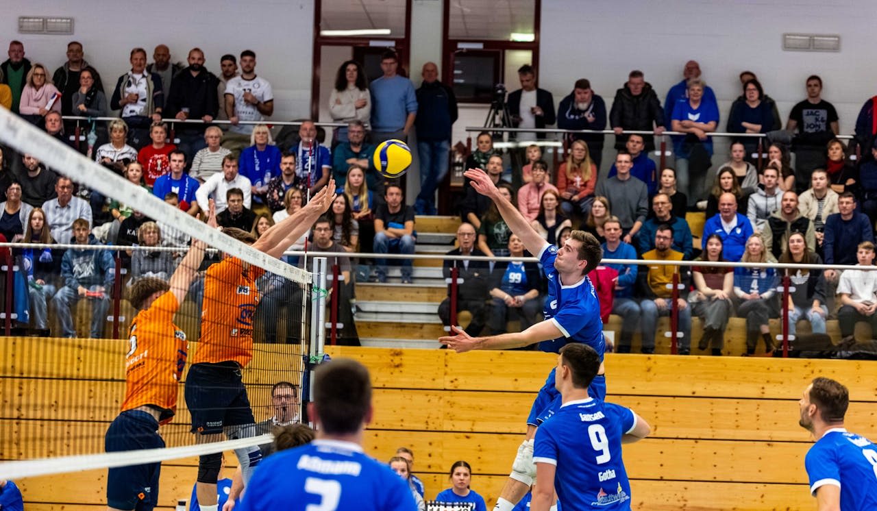Blue Volleys mit Sieg zum Jahresabschluss - Foto:  Christian Heilwagen