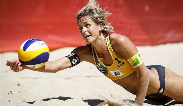 Laura Ludwig räumt ab Foto: DVV Laura Ludwig räumt ab - Foto: DVV