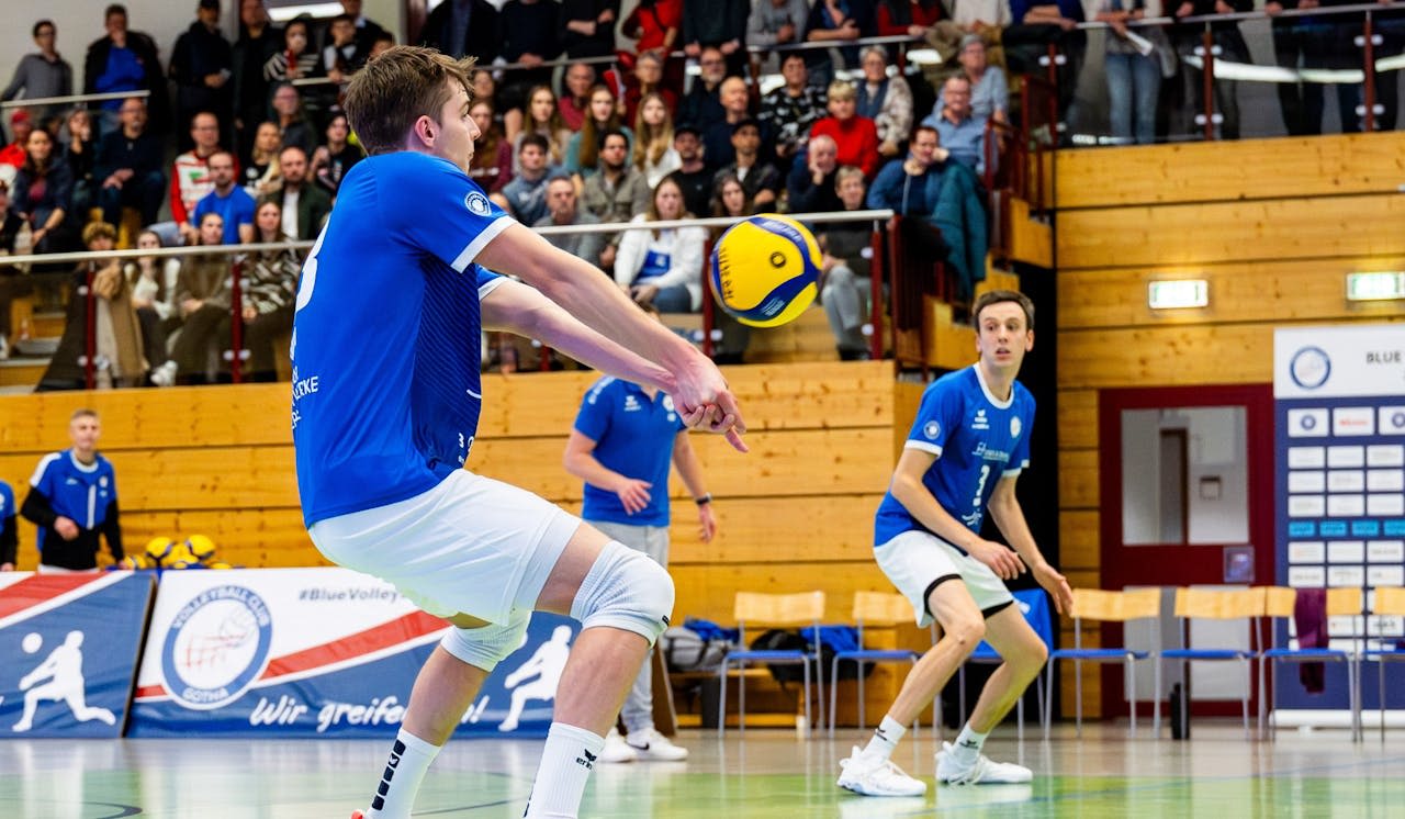 Blue Volleys starten mit Sieg ins Jahr - Foto:  Christian Heilwagen