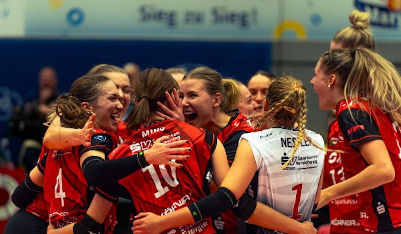 Dresdner SC gewinnt WT Energiesysteme Supercup 2025 - Foto: Leo Ziems