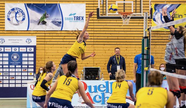 DSHS SnowTrex Köln mit 3:0 gegen Emlichheim Foto: Martin Miseré DSHS SnowTrex Köln mit 3:0 gegen Emlichheim - Foto: Martin Miseré